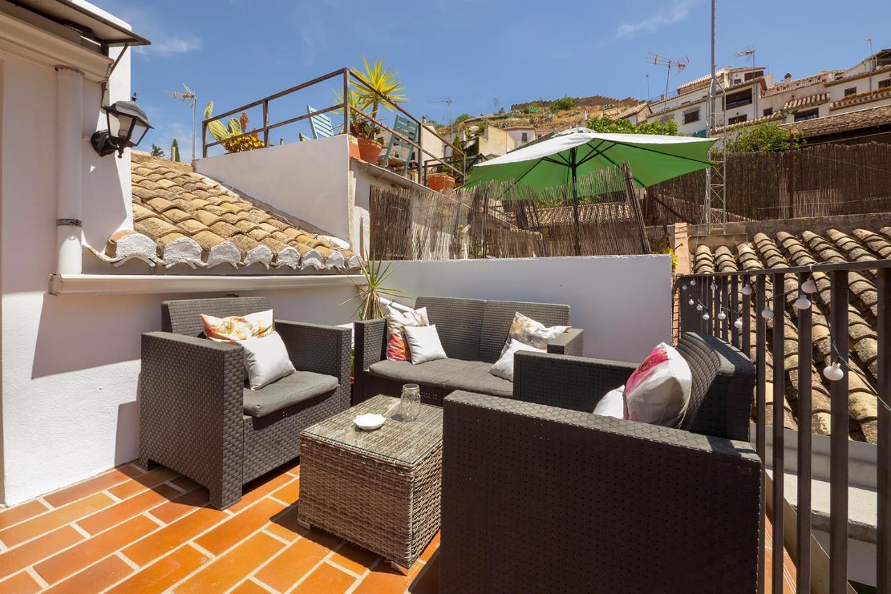 Coqueto Apartamento Duplex Con Terraza Privada Y Parking Granada Exterior photo